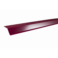Планка карнизная полиэстер RAL 3005 красная, шт.