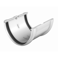ТН соединитель желоба (D125/82), белый, шт