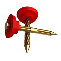 Дюбель - гвоздь TERMOCLIP 4х40 с ПВП - шайбой