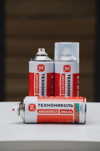 Эмаль алкидная аэрозольная ТЕХНОНИКОЛЬ красная окись 3009