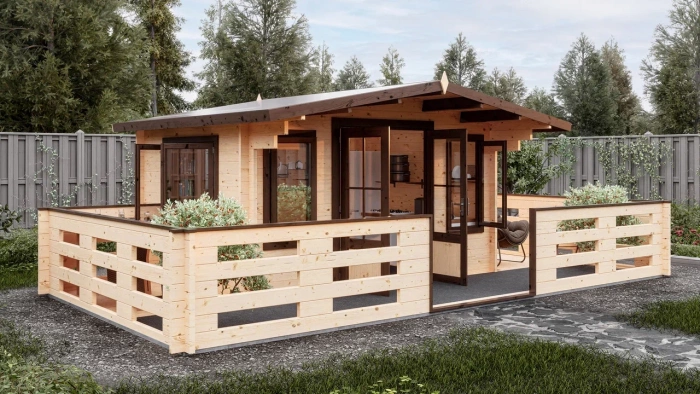 Терраса П-образная (6х5)