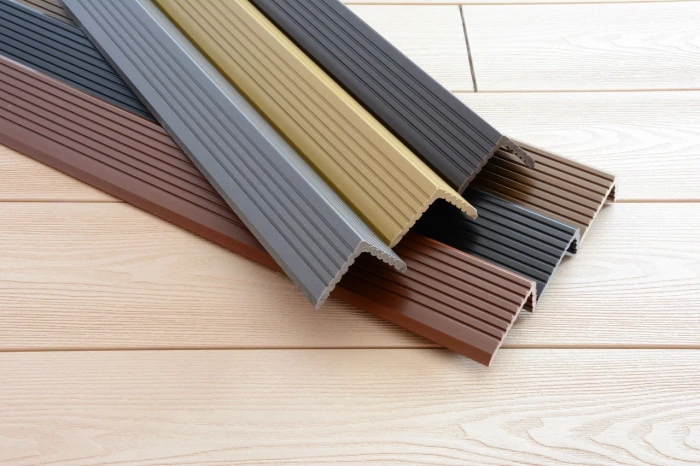 Уголок торцевой ДПК T-Decks PREMIUM 3D 56x56 (серый)