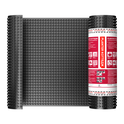 Мембрана профилированная PLANTER Коттедж, 1х8 м