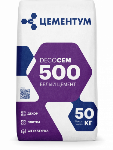 Белый цемент DecoCEM 500