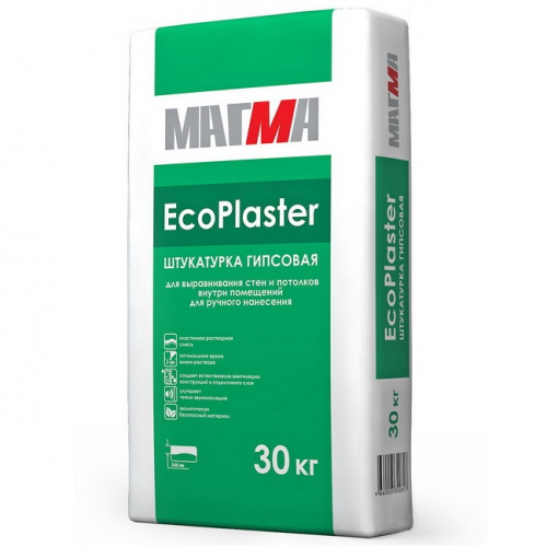 Штукатурка гипсовая Магма EcoPlaster 30 кг