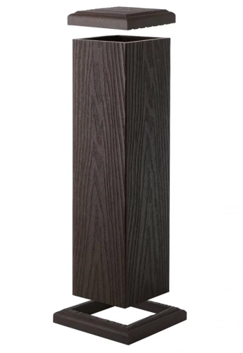 Комплект крышка/юбка для столба ограждения 120х120 T-DECKS PREMIUM 3D