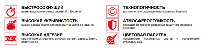 Эмаль аэрозольная ТЕХНОНИКОЛЬ металлик 9006